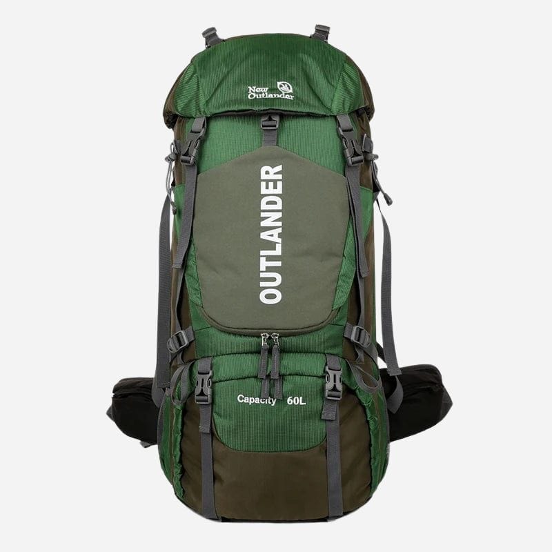Sac de Voyage 60L - Idéal pour la Randonnée et le Trek Vert Dailysac
