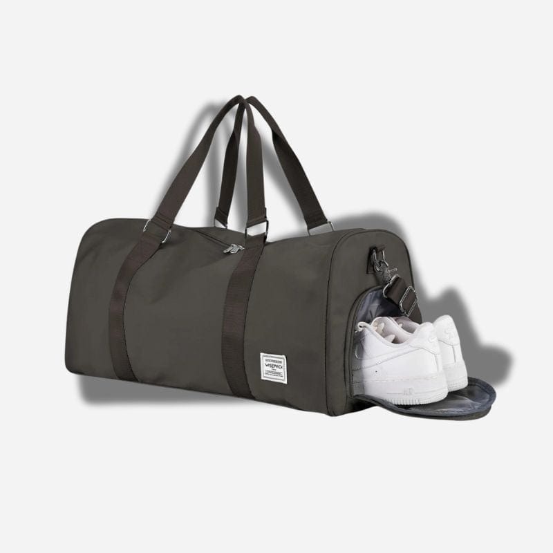 Sac de voyage avec compartiment chaussures Café Dailysac