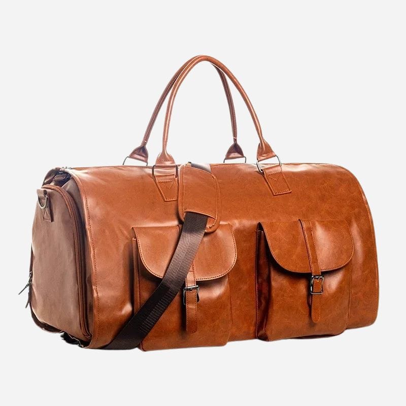 Sac de voyage cabine cuir homme Marron Dailysac