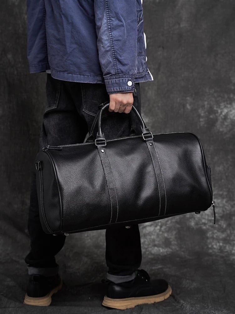 Sac de voyage cabine en cuir Dailysac