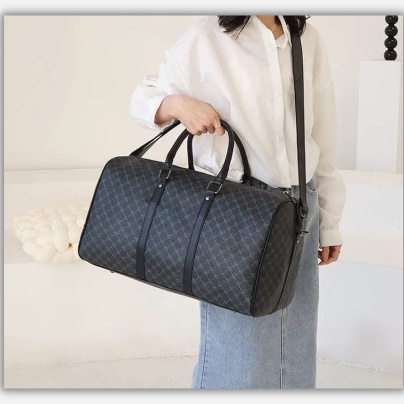 Sac de voyage cuir femme luxe Noir Dailysac