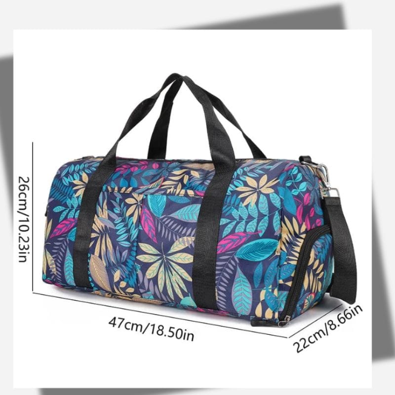 Sac de voyage femme fleuri Dailysac