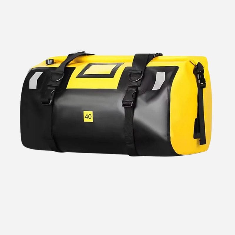 Sac de voyage pour moto 40L Jaune sans logo Dailysac