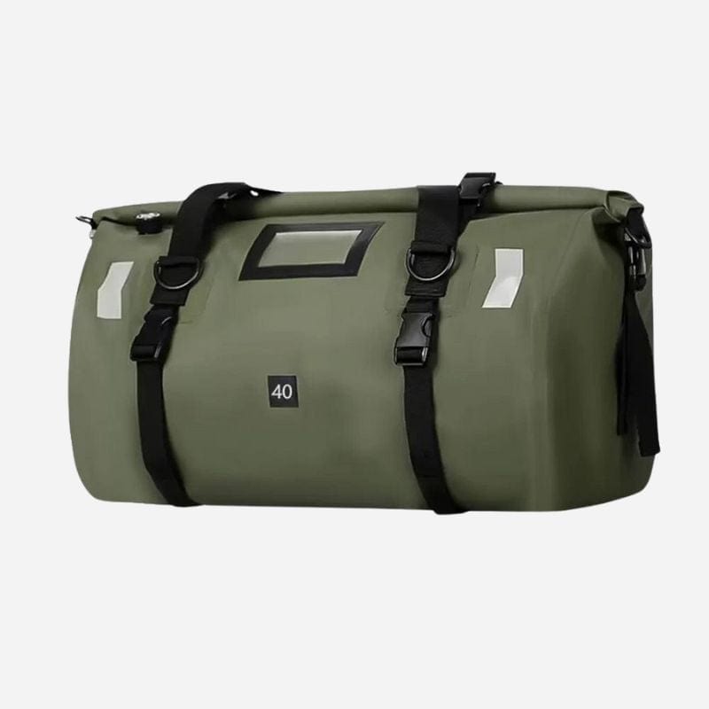 Sac de voyage pour moto 40L Vert sans logo Dailysac