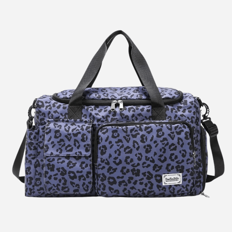 Sac de voyage souple femme - Léopard Bleu Dailysac
