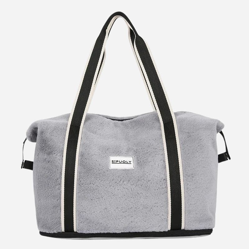 Sac de voyage velours Gris Dailysac