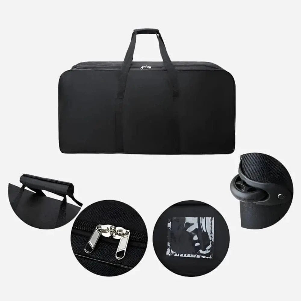 Grand sac de voyage avec roulettes Noir Dailysac