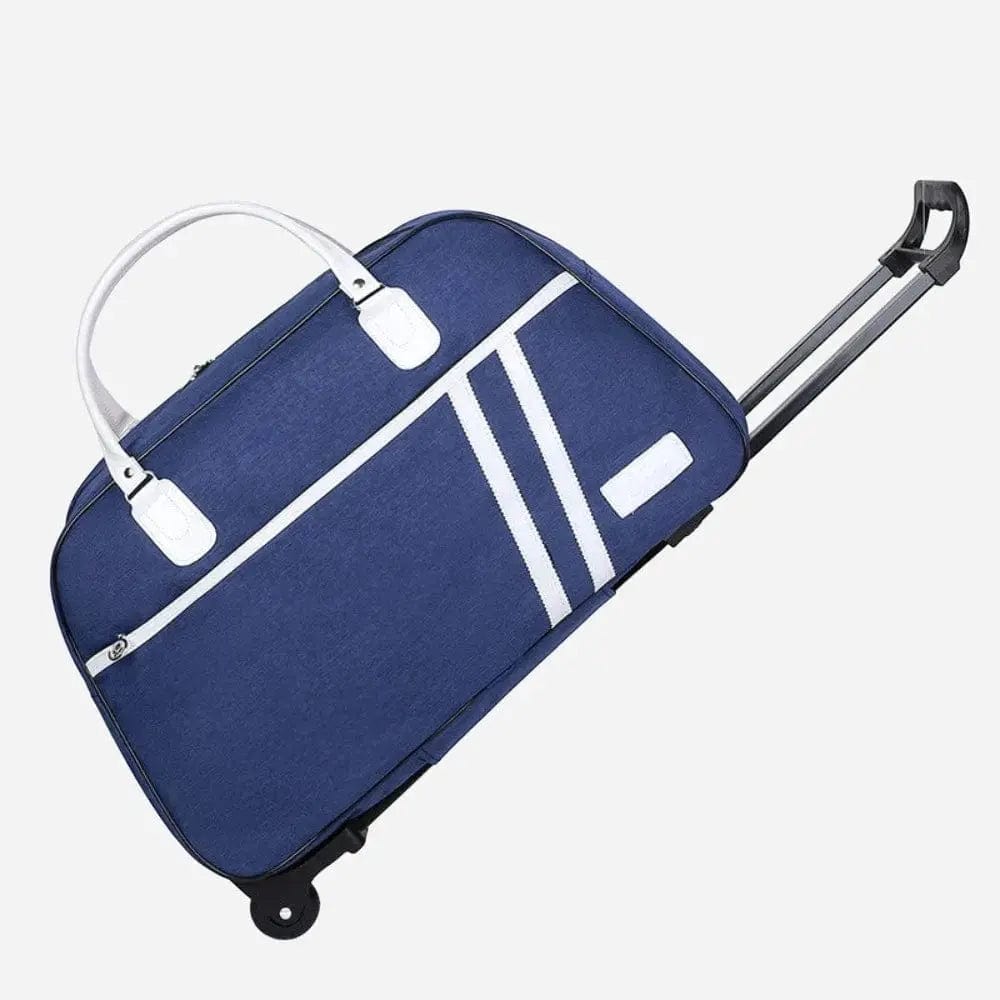 Grand sac de voyage sur roulettes Bleu Dailysac