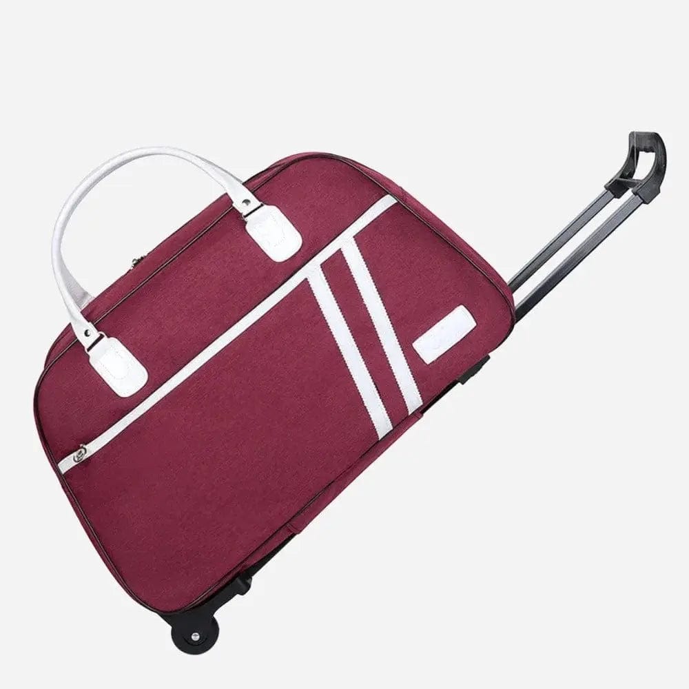 Grand sac de voyage sur roulettes Rouge Dailysac