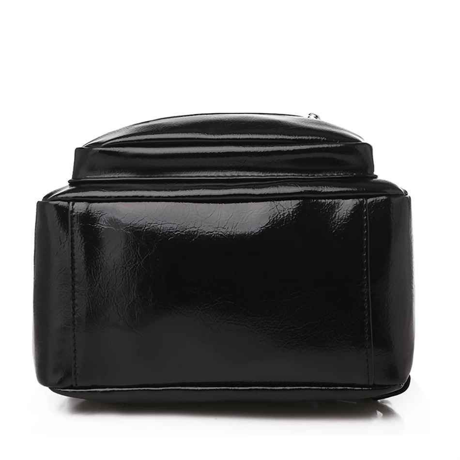 Mini sac à dos cuir femme Noir Dailysac