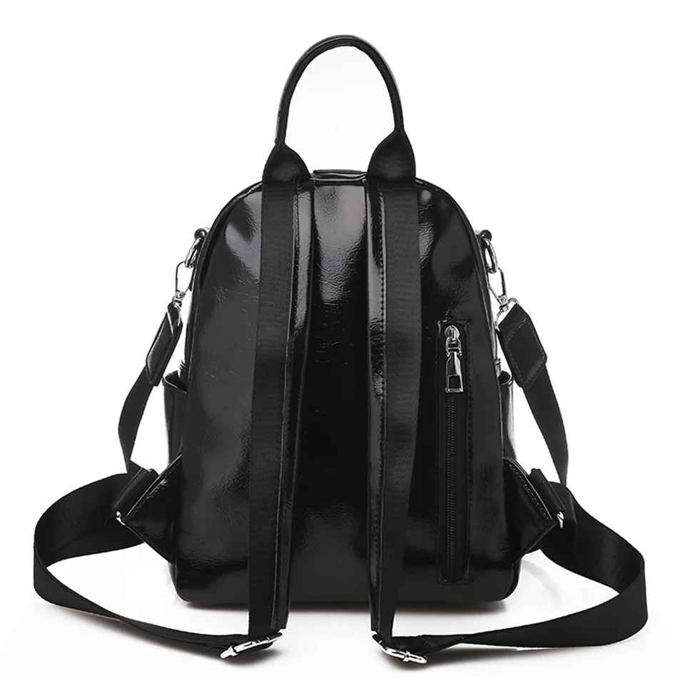 Mini sac à dos cuir femme Noir Dailysac