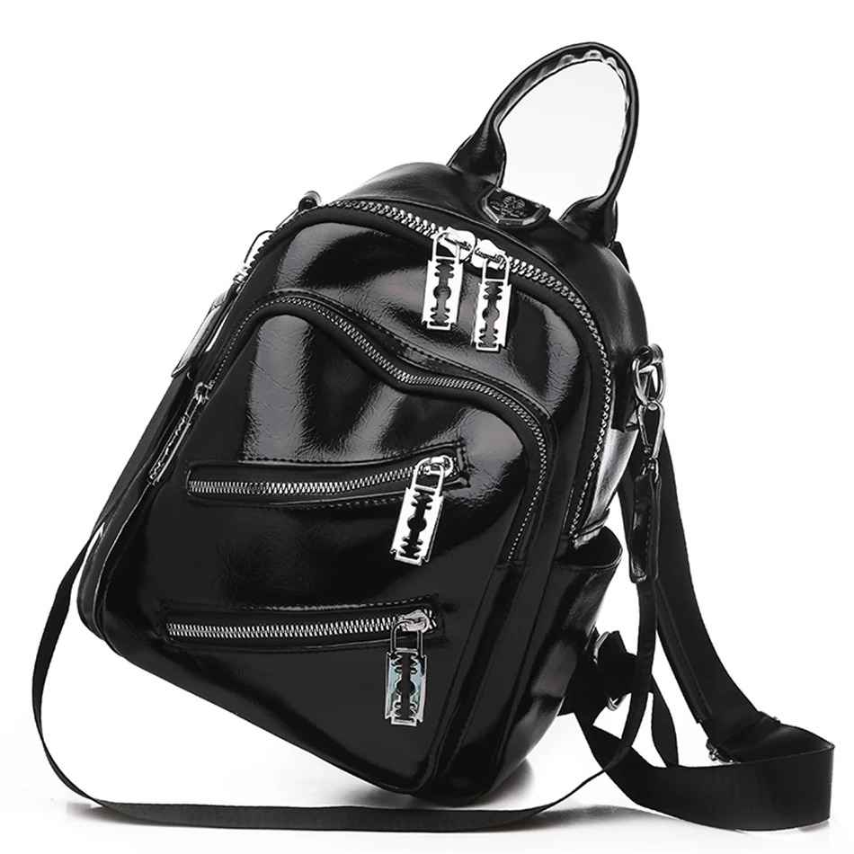 Mini sac à dos cuir femme Noir Dailysac