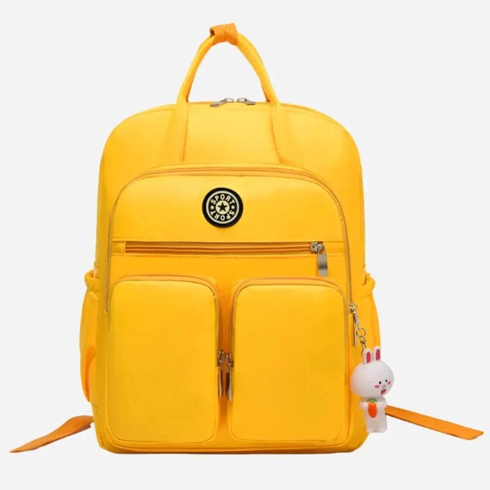 Petit sac à dos voyage femme ordinateur Jaune Dailysac