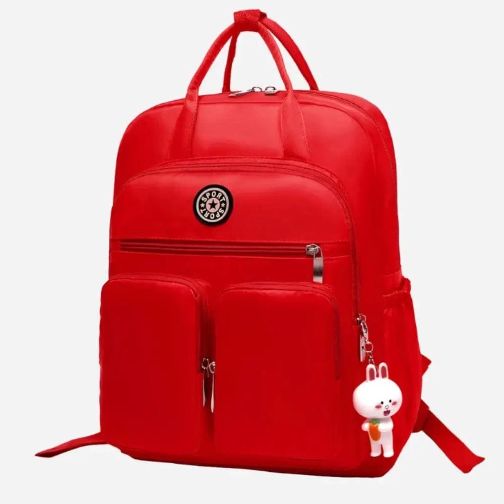 Petit sac à dos voyage femme ordinateur Rouge Dailysac