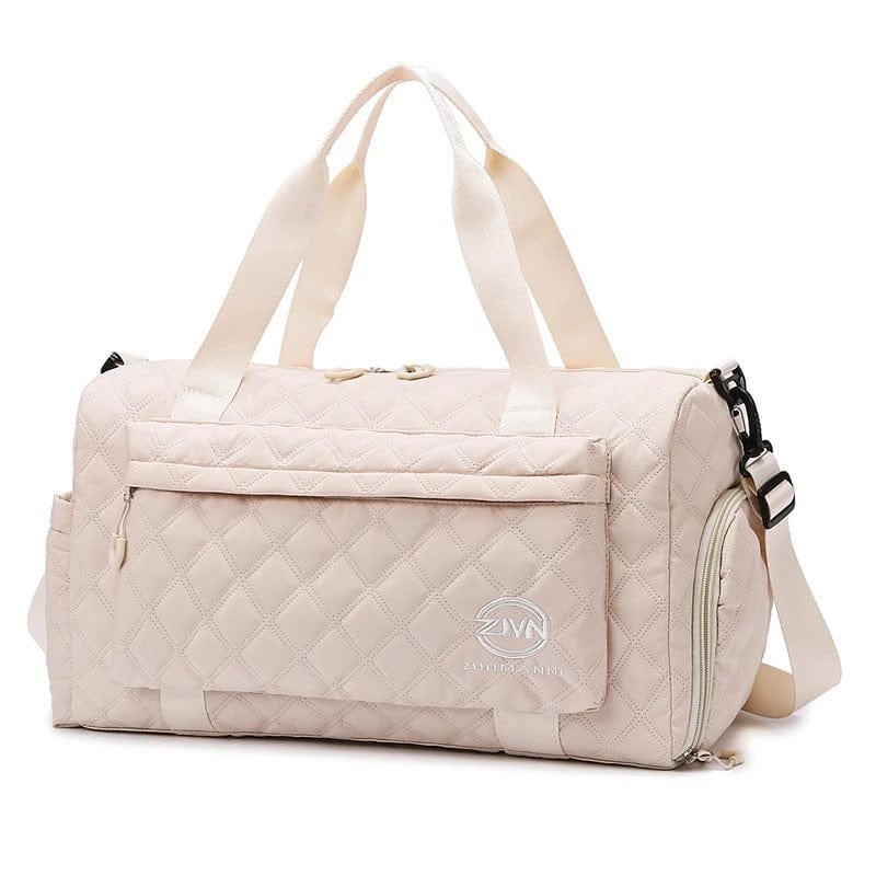 Petit sac de voyage pour femme Beige Dailysac