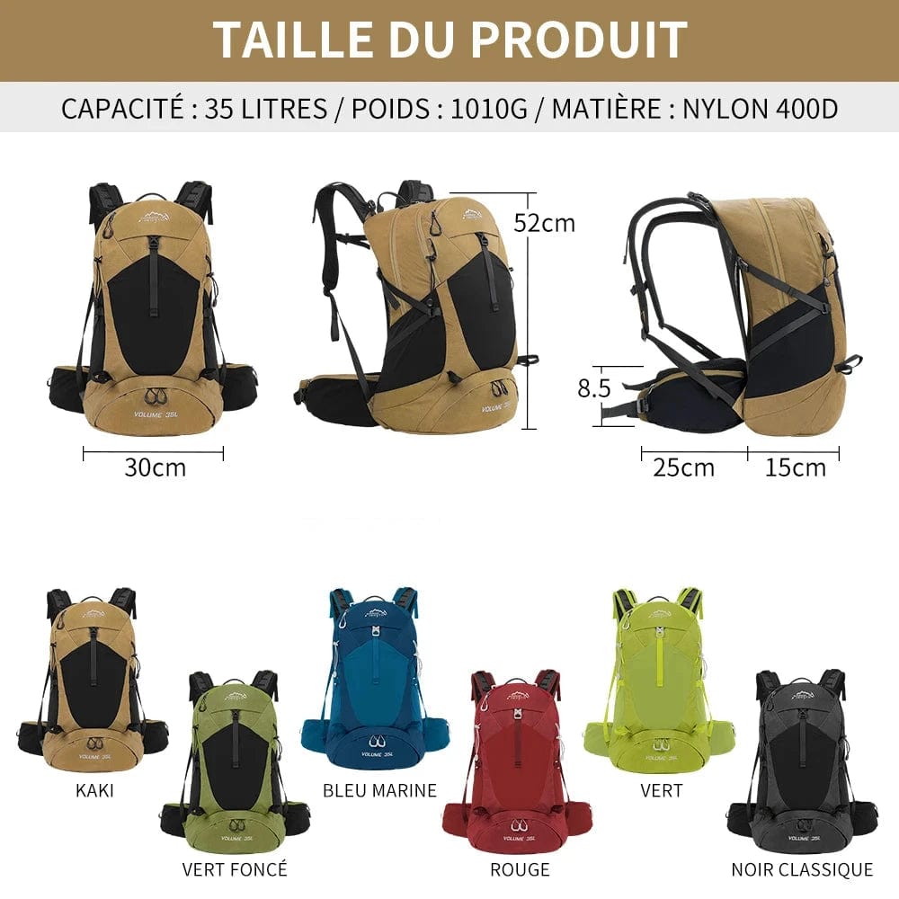 Sac à dos 35 litres randonnée Dailysac