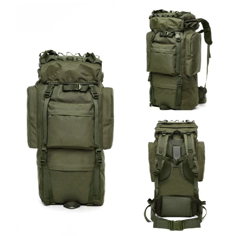 Sac à dos 70 litres | Camping et Voyage Vert militaire Dailysac