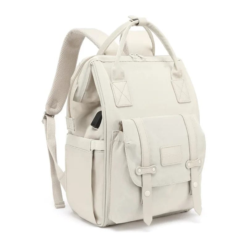 Sac à dos à langer bébé Blanc crème Dailysac