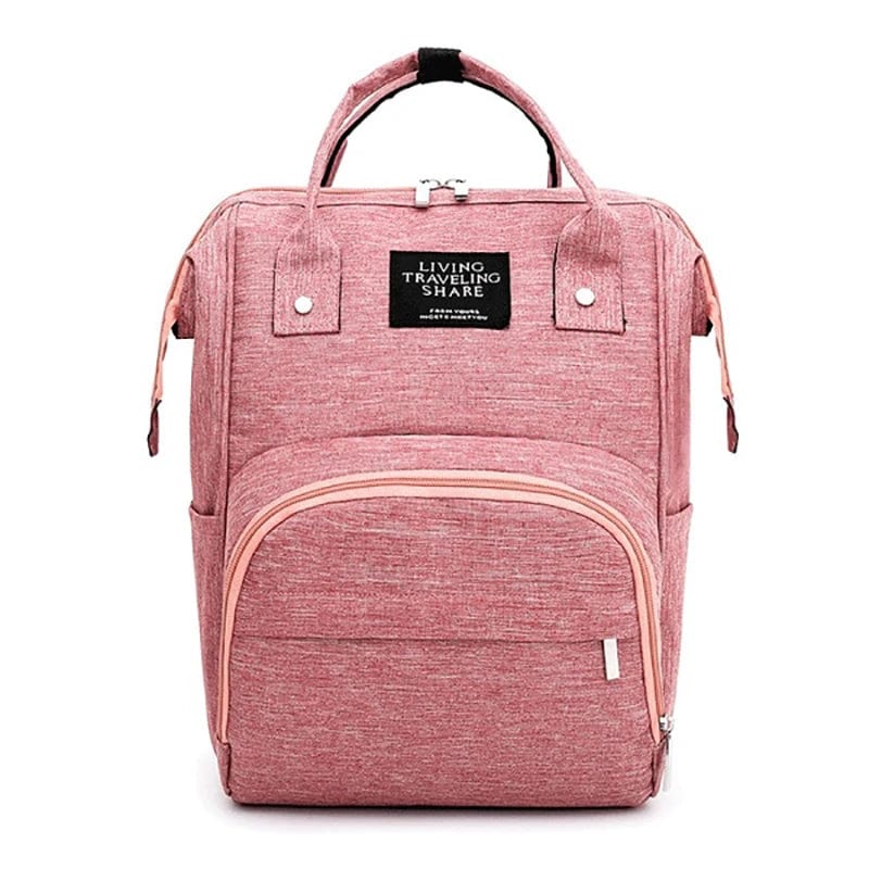 Sac à dos à langer imperméable Rose Dailysac