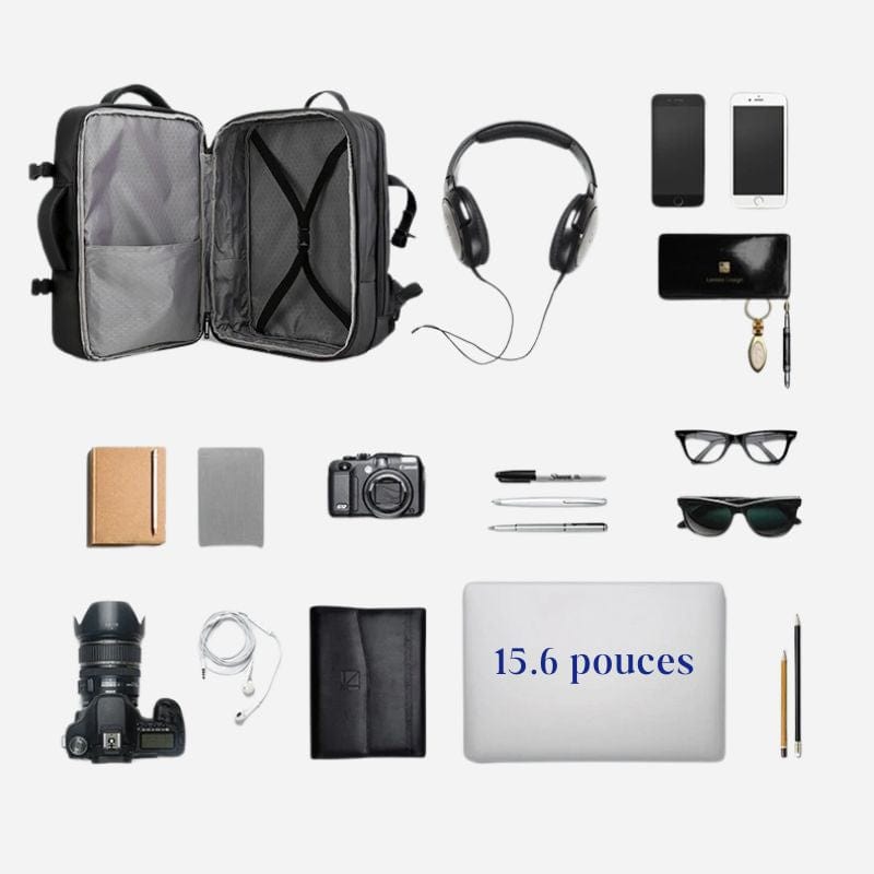 Sac à Dos Cabine Grande Capacité - Extensible Dailysac
