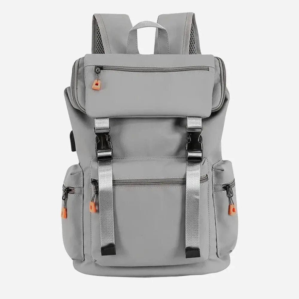 Sac à dos cabine port usb intégré Gris clair / 42x28x16cm Dailysac