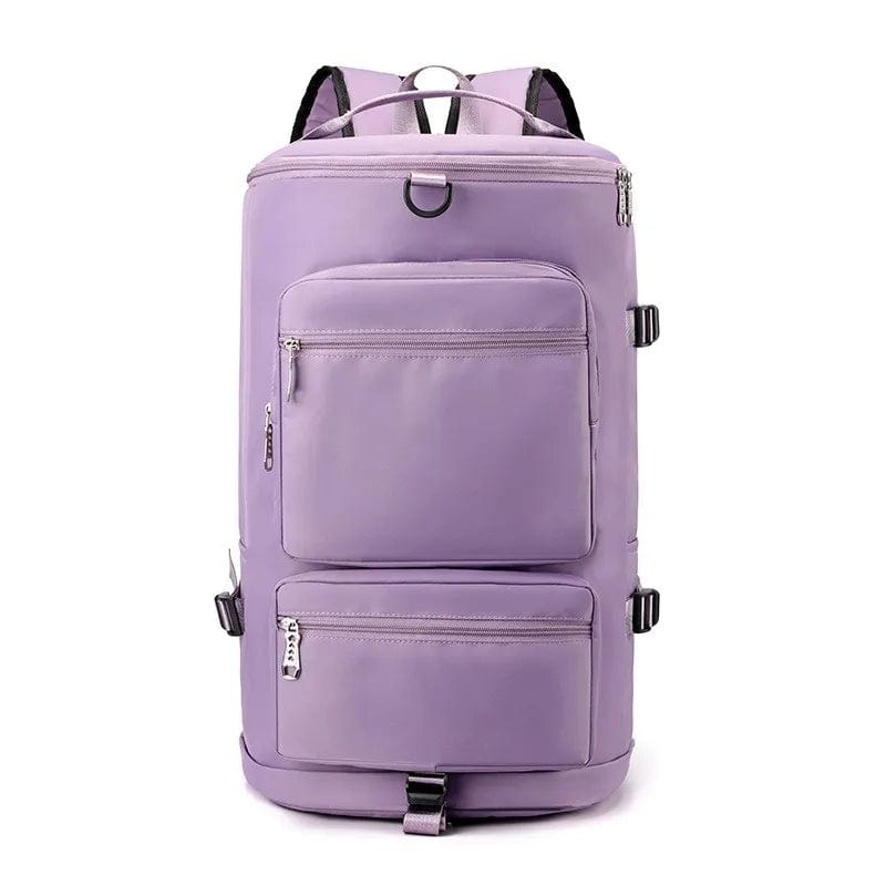 Sac à dos convertible femme - Voyage Violet clair Dailysac