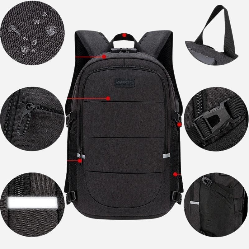 Sac à dos de voyage avec recharge usb Dailysac
