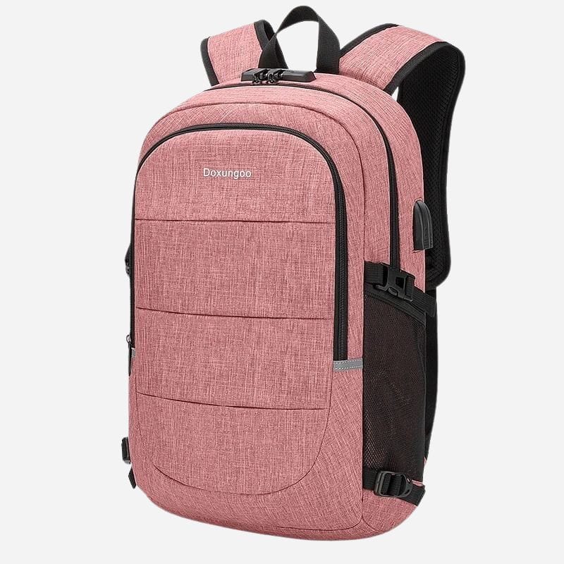 Sac à dos de voyage avec recharge usb Rose Dailysac
