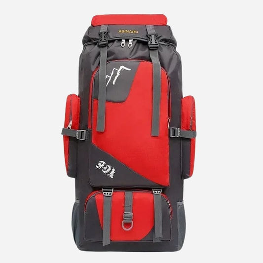 Sac à dos de voyage et camping 90L Rouge Dailysac