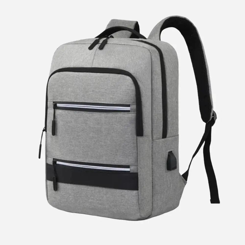 Sac à dos de voyage femme usb Gris Dailysac