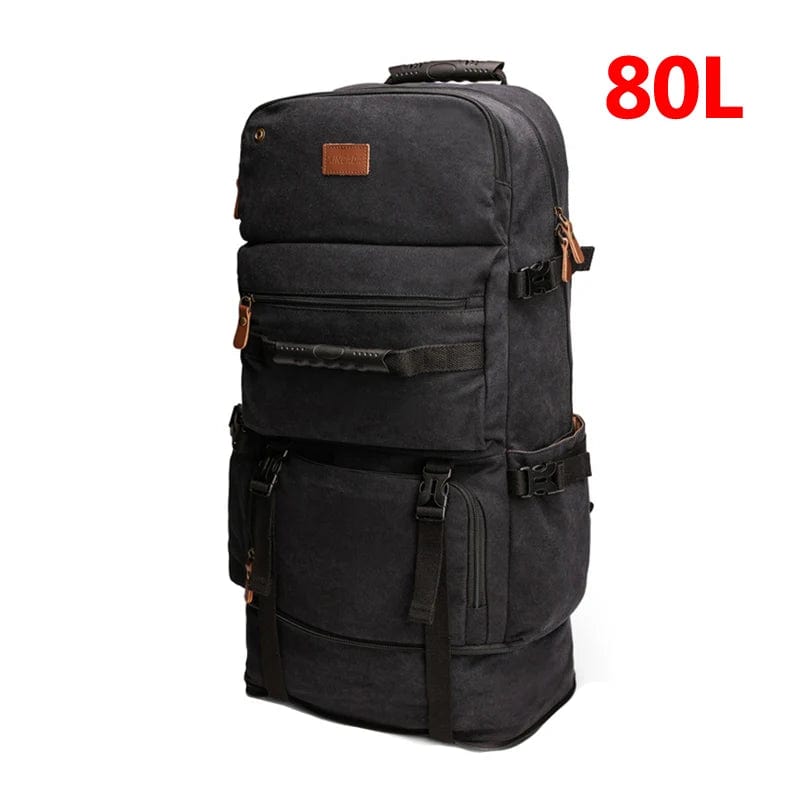 Sac à dos de voyage pour femme 80L Noir Dailysac