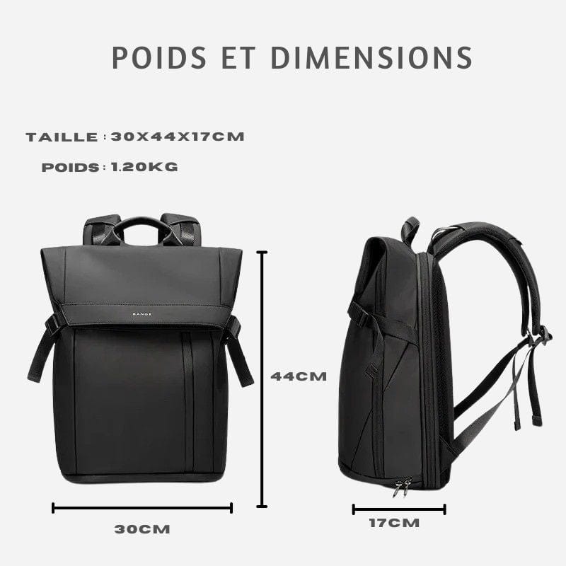 Sac à dos femme ordinateur 15 pouces Noir Dailysac