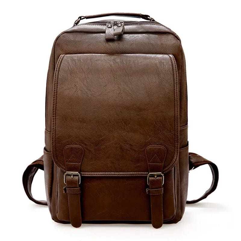 Sac à dos homme ordinateur cuir Café Dailysac