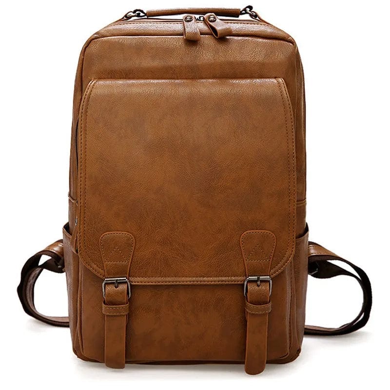 Sac à dos homme ordinateur cuir Marron Dailysac