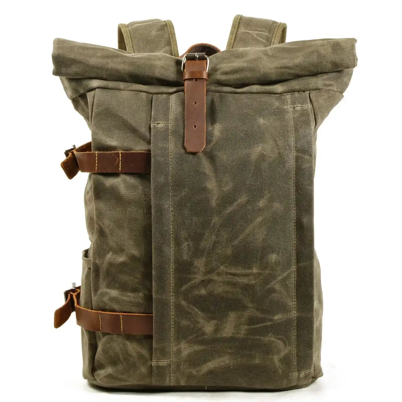 Sac à dos moto vintage Vert militaire Dailysac