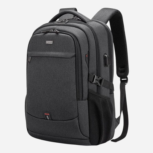 Sac à dos ordinateur homme – Idéal pour le voyage et les déplacements professionnels Gris foncé Dailysac