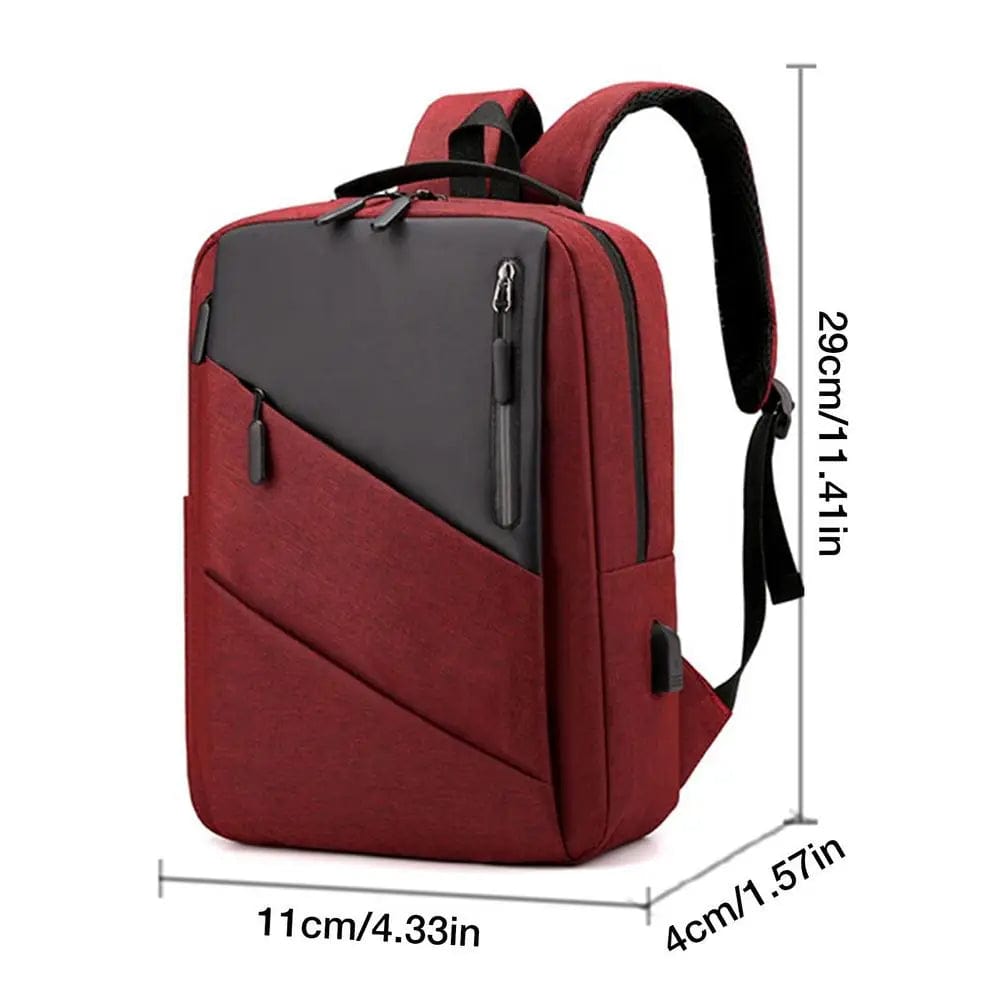 Sac à dos pour ordinateur portable homme Rouge Dailysac