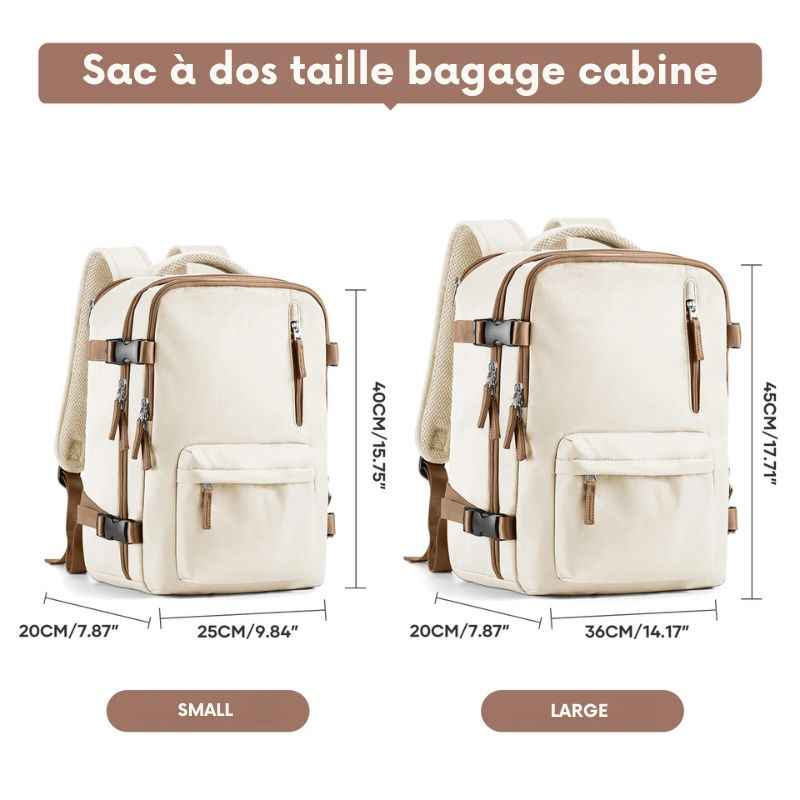 Sac à dos taille bagage cabine Dailysac