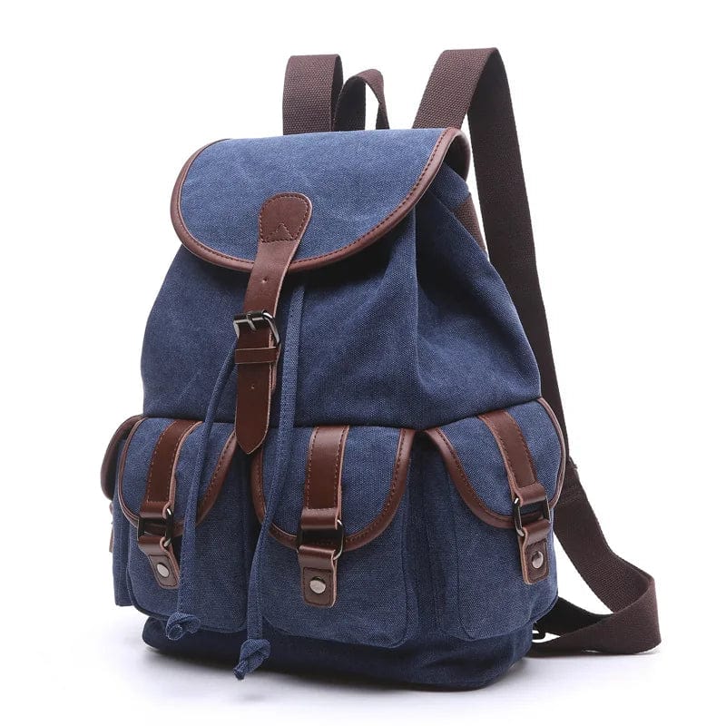 Sac à dos vintage femme Bleu Dailysac