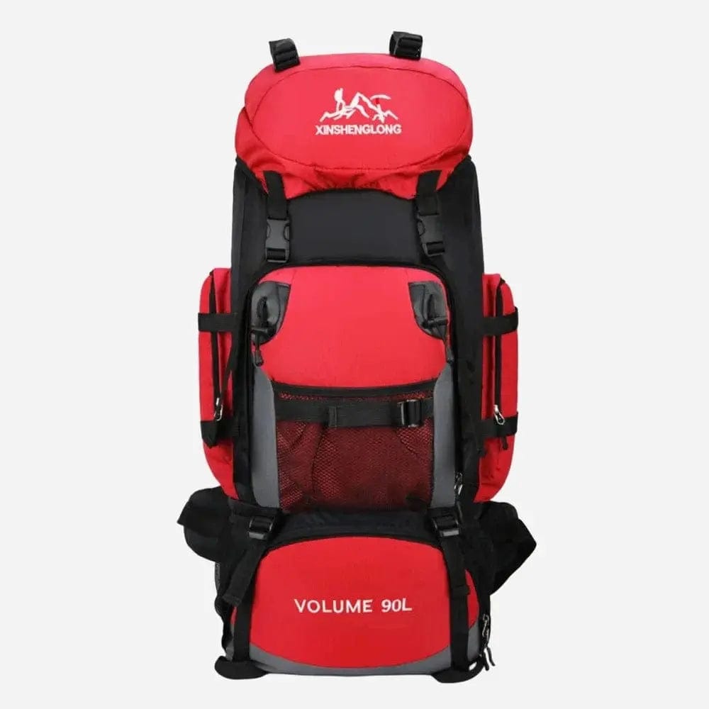 Sac à dos voyage 90L camping Rouge Dailysac