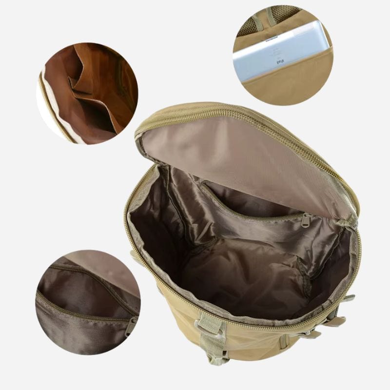 Sac à dos voyage cabine – Homme Beige Dailysac