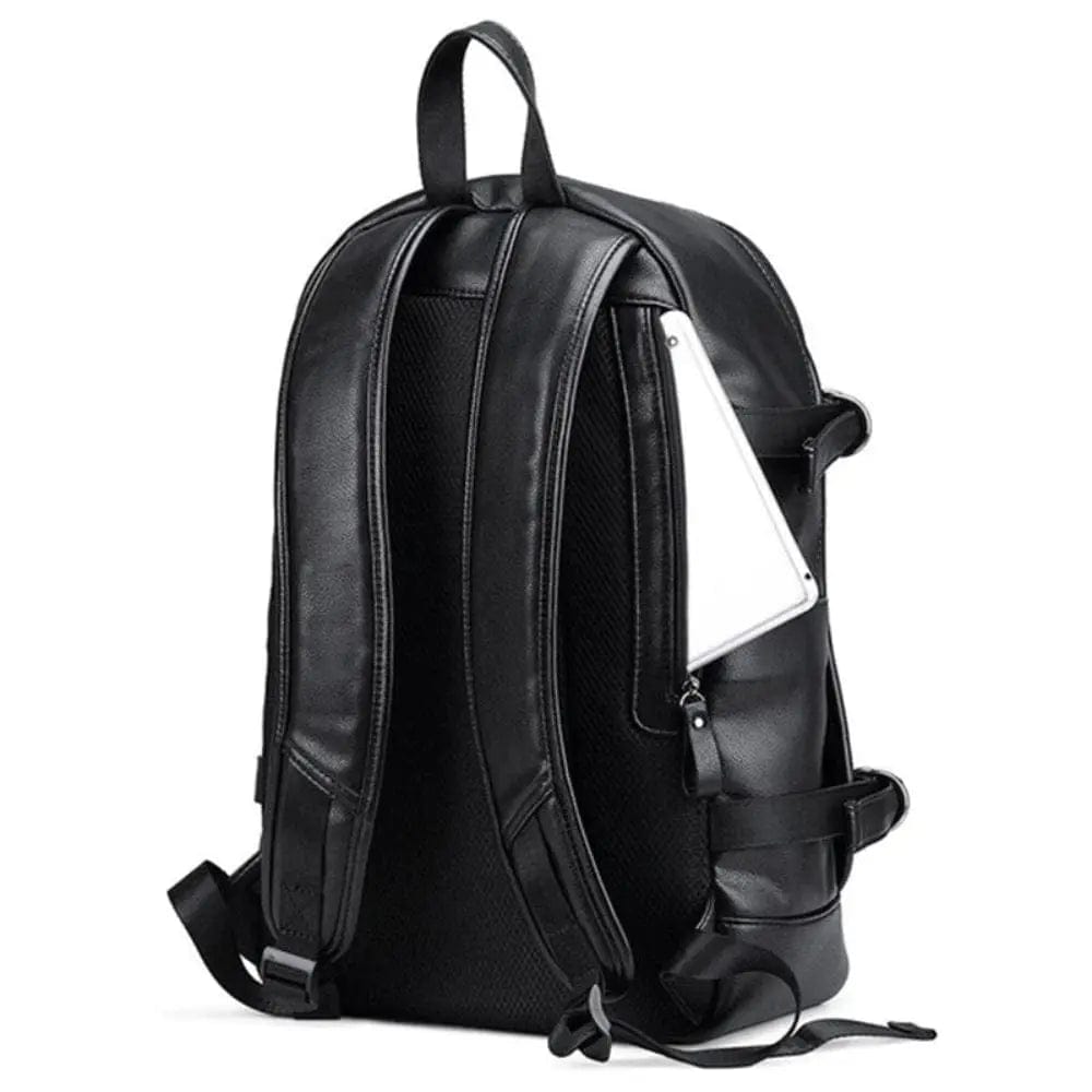 Sac à dos voyage cuir femme Noir Dailysac