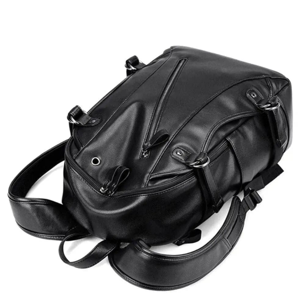 Sac à dos voyage cuir femme Noir Dailysac