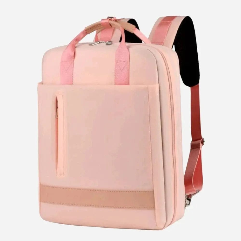 Sac à dos voyage femme ouverture frontale Rose Dailysac