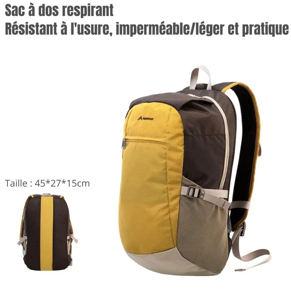 Sac à dos voyage léger Jaune Dailysac