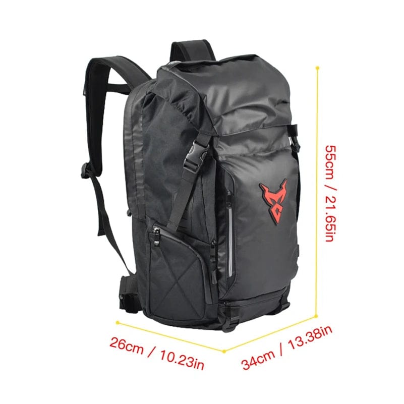 Sac à dos voyage moto Rouge Dailysac