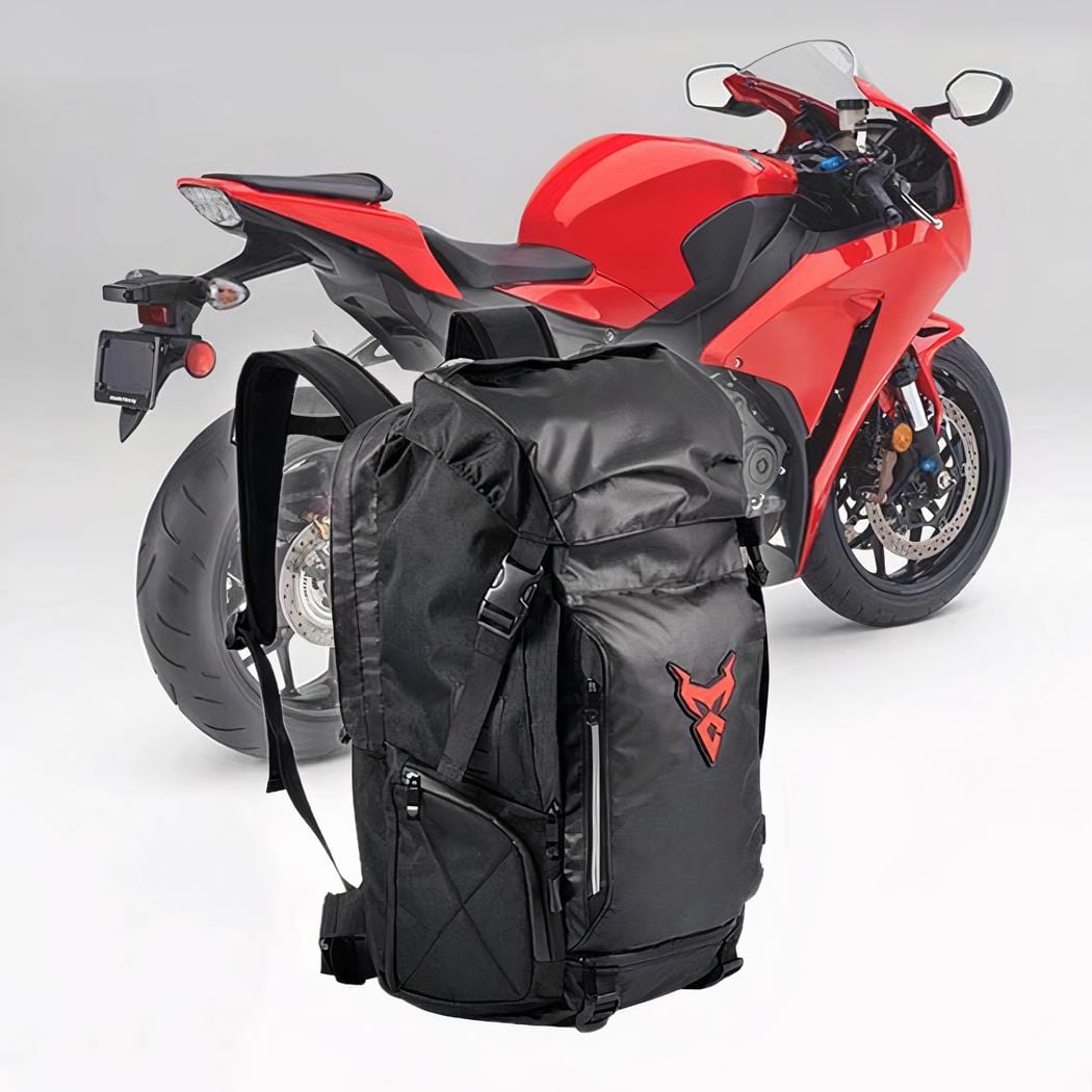 Sac à dos voyage moto Rouge Dailysac