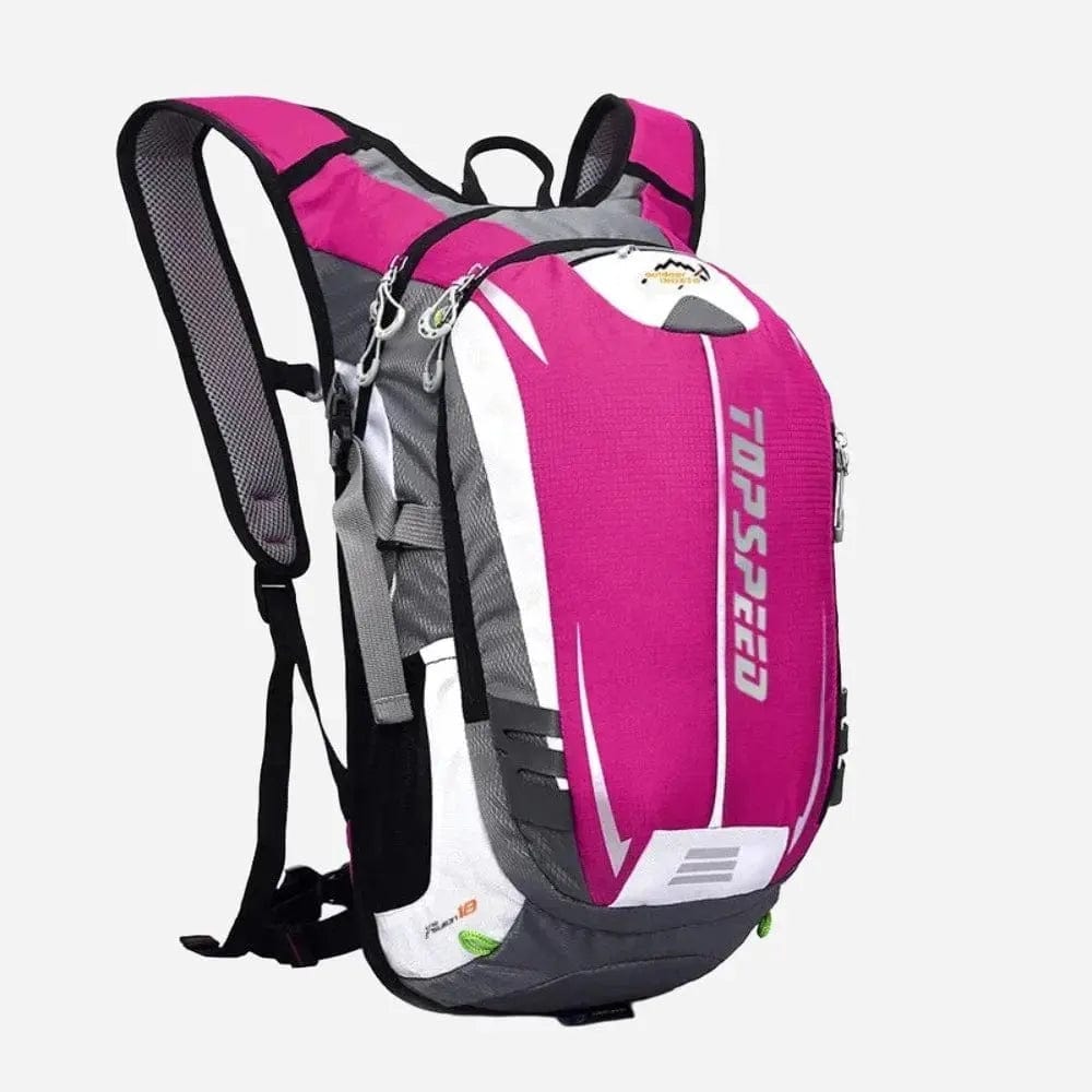 Sac à dos voyage vélo Rose Rouge Dailysac