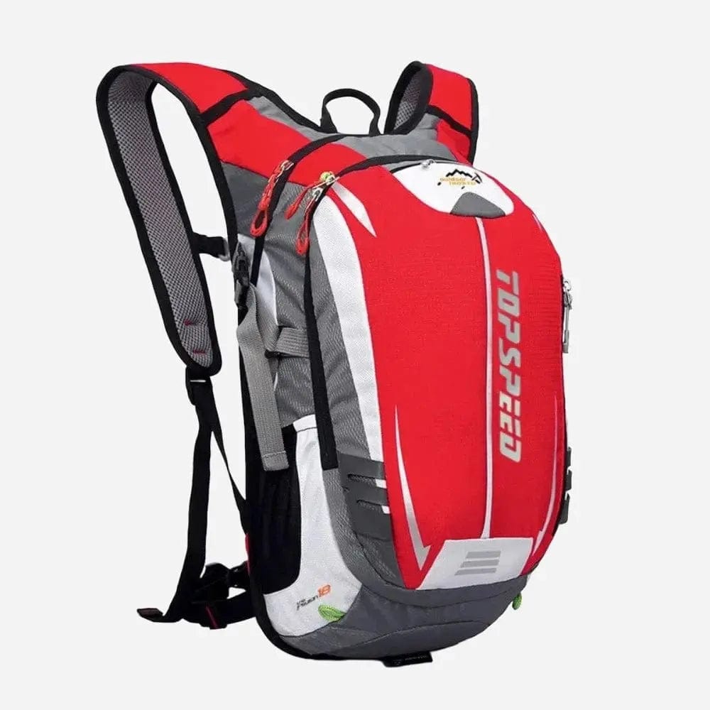 Sac à dos voyage vélo Rouge Dailysac