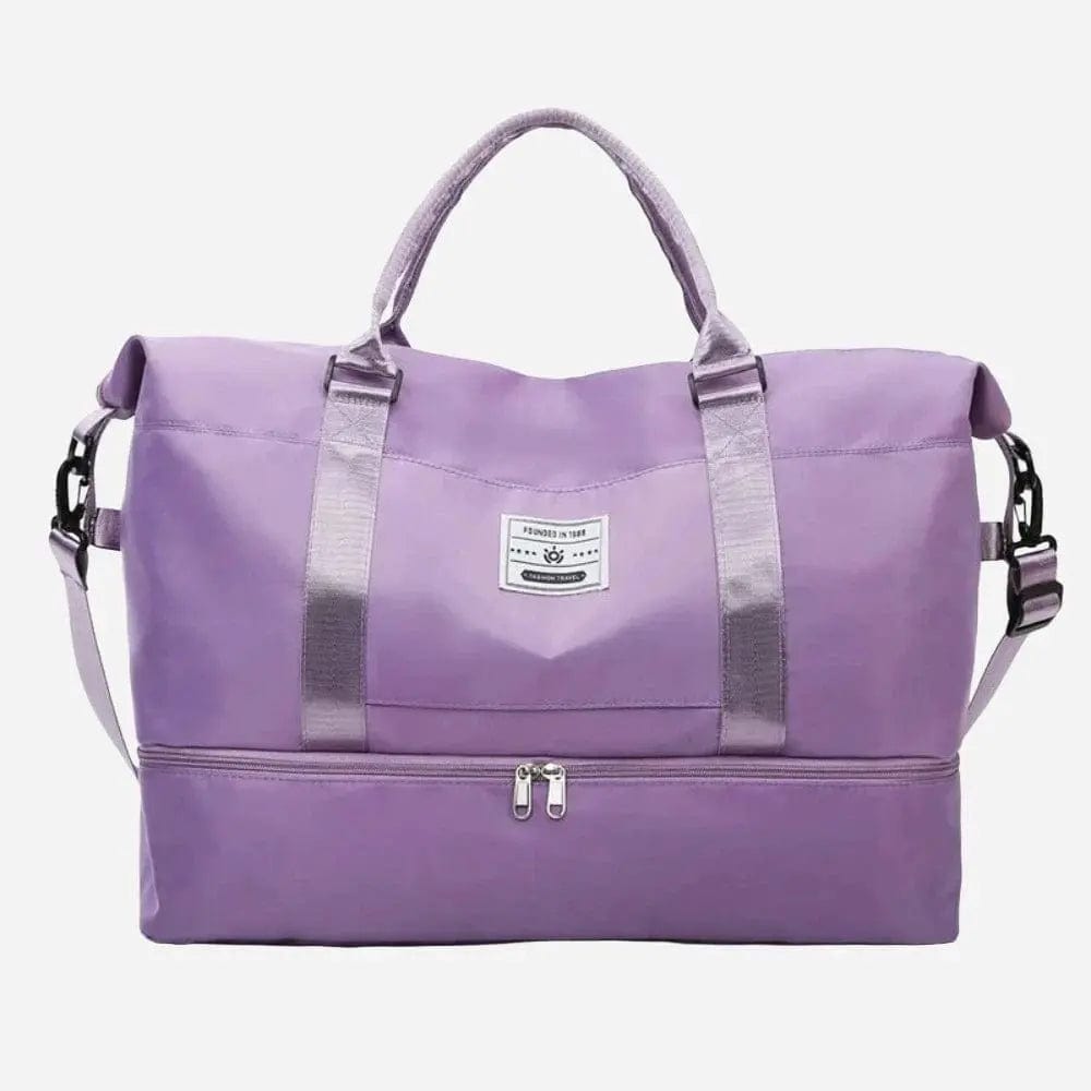 Sac à main de voyage femme bandoulière Violet clair Dailysac